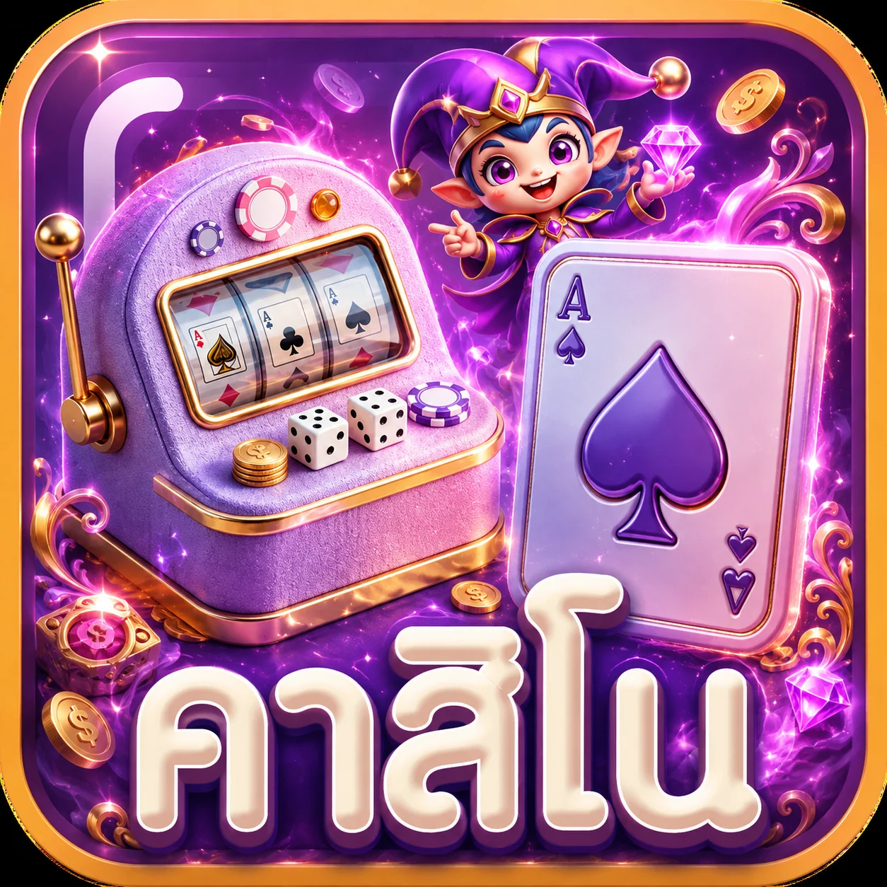 ไอคอนเกม ROXY289 แสงนีออนพรีเมียม