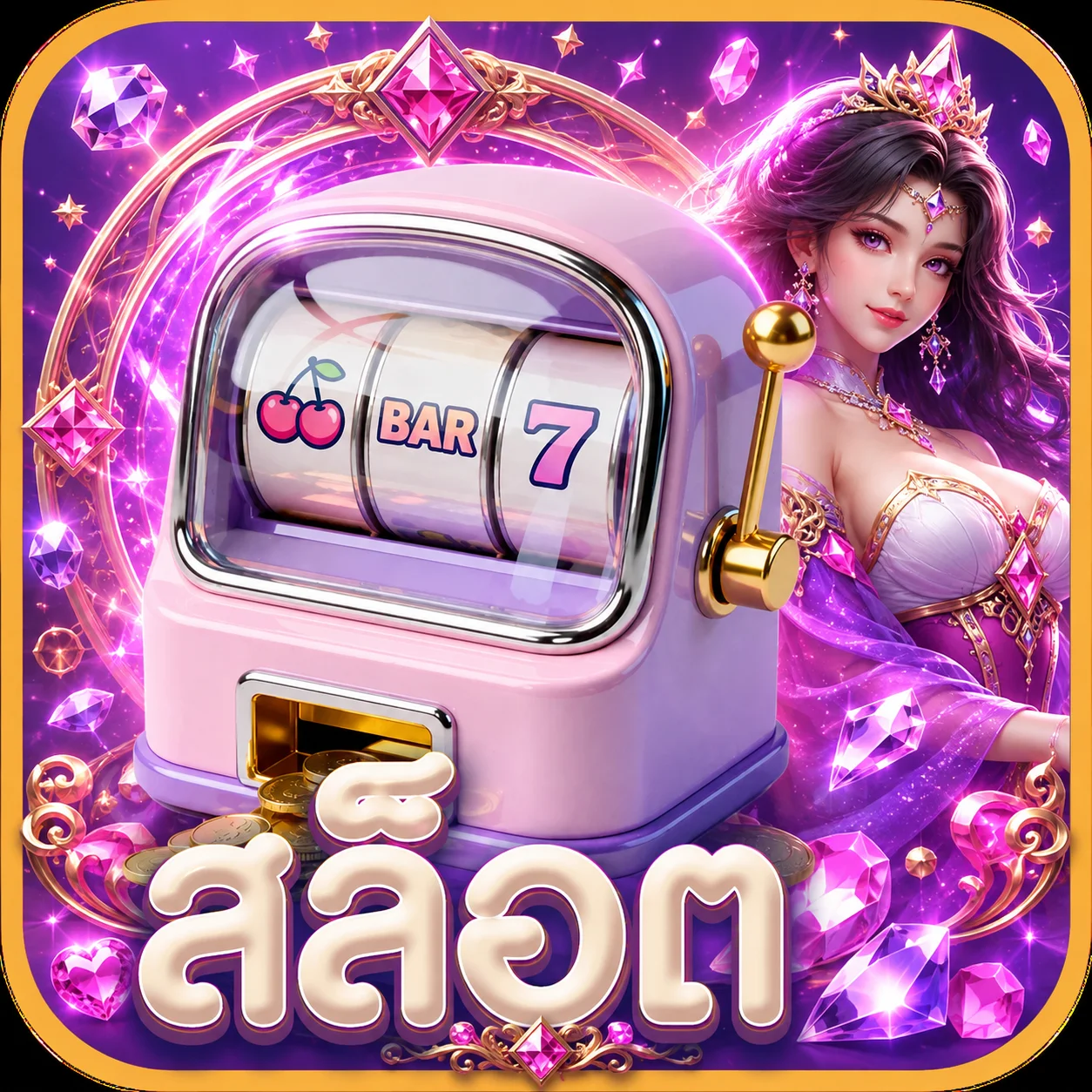 การ์ดเกมสล็อต ROXY289 พร้อมตัวละครแฟนตาซี