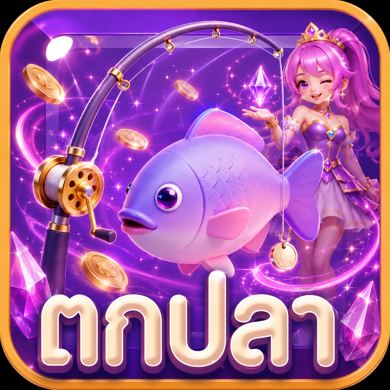 หมวดเกมออนไลน์ ROXY289 โทนชมพูม่วง